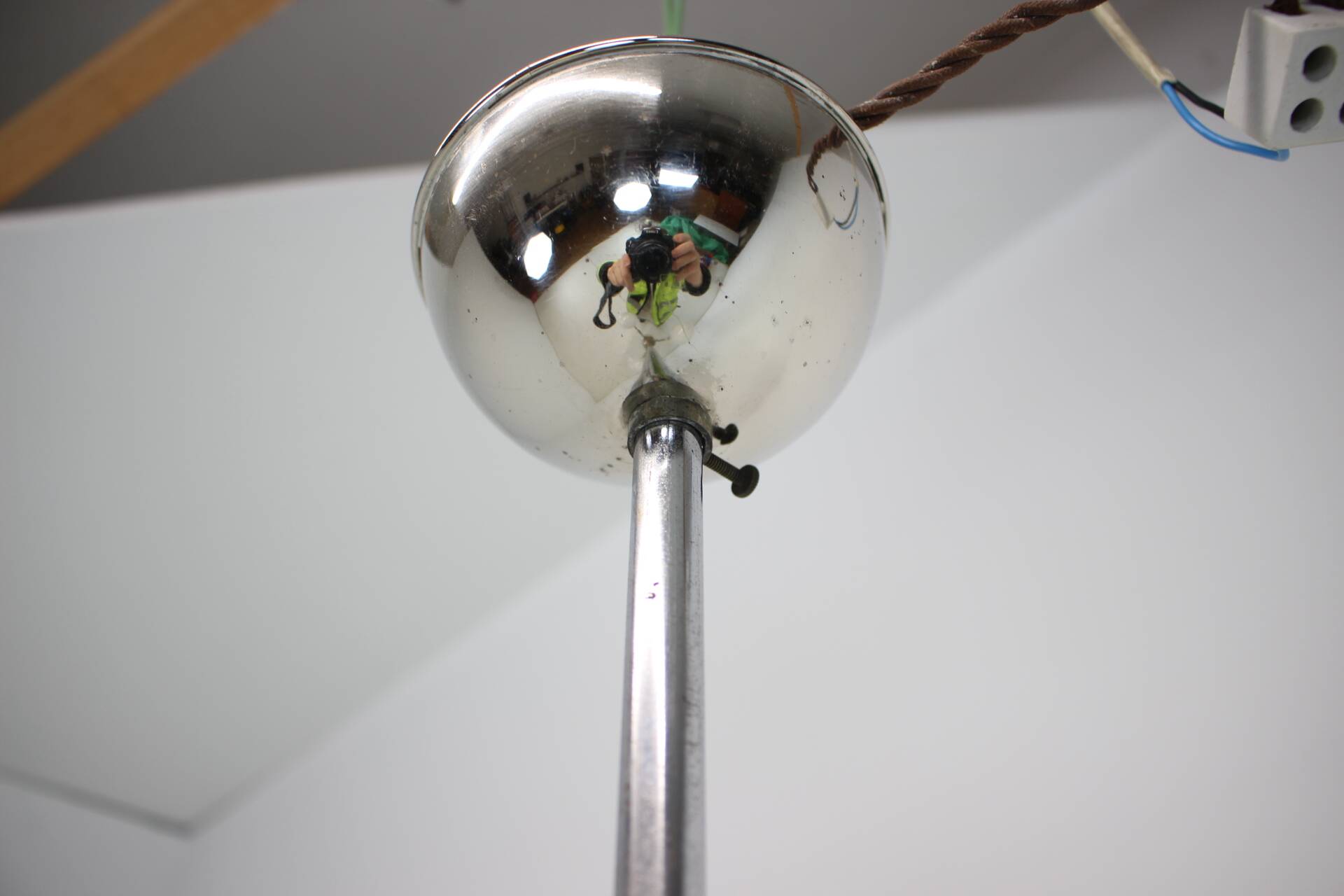 Art Deco Candlestick, 1930s, Czechoslovakia