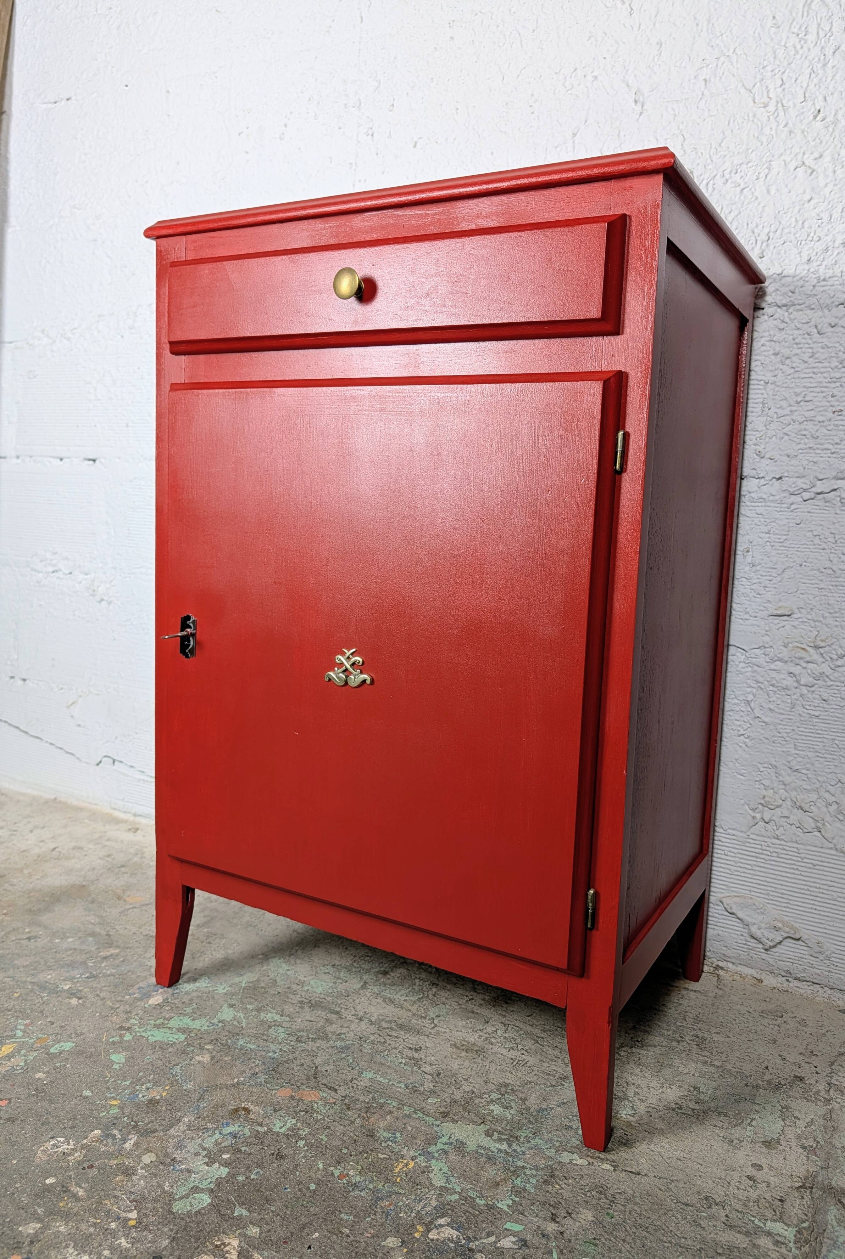 Small jam jar - royal red