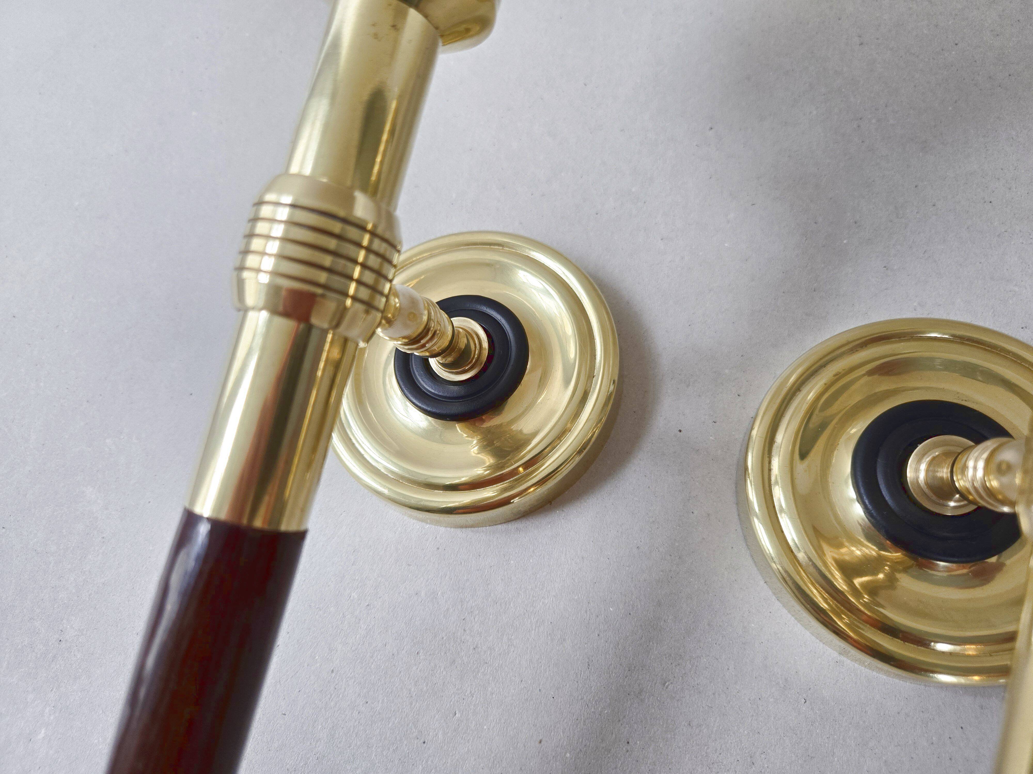 Pair of vintage wall lights Maison Lancel 1950