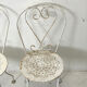 Set of 4 vintage wrought iron garden chairs 60's