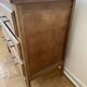 Natural wood chest of drawers