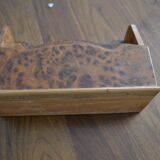 Burl wood mail holder