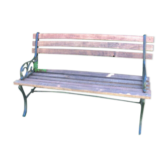 Banc de jardin pieds fonte