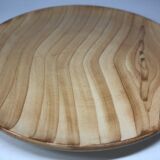 Plate Vintage Imitation wood Vallauris Grandjean Jourdan