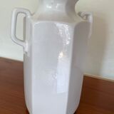 White ceramic ansé vase