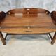 Vintage mahogany butler coffee table 90 x 145 cm