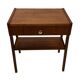 Vintage Compact Cabinet Bedside Table Teak Veneer 1960s