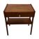 Table de chevet en placage de teck, années 1960
