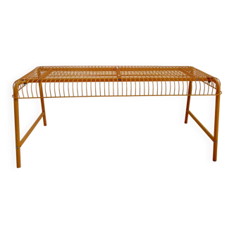 Banc " vasteron " orange ikea années 1990