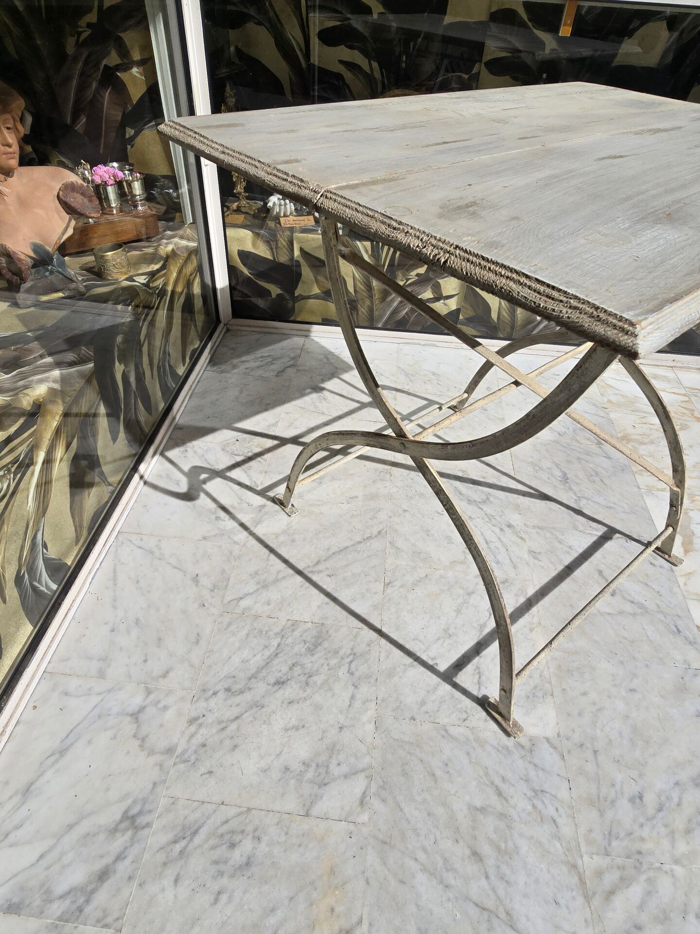 Ancienne table pliante