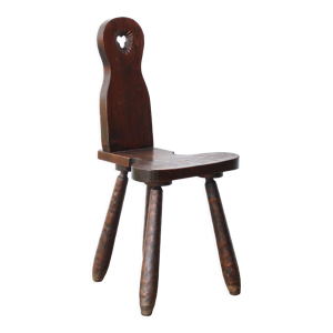 Chaise en bois, mobilier de montagne,