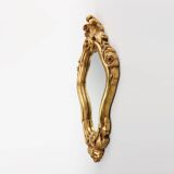 French Louis XV style shell mirror in wood and plaster, France