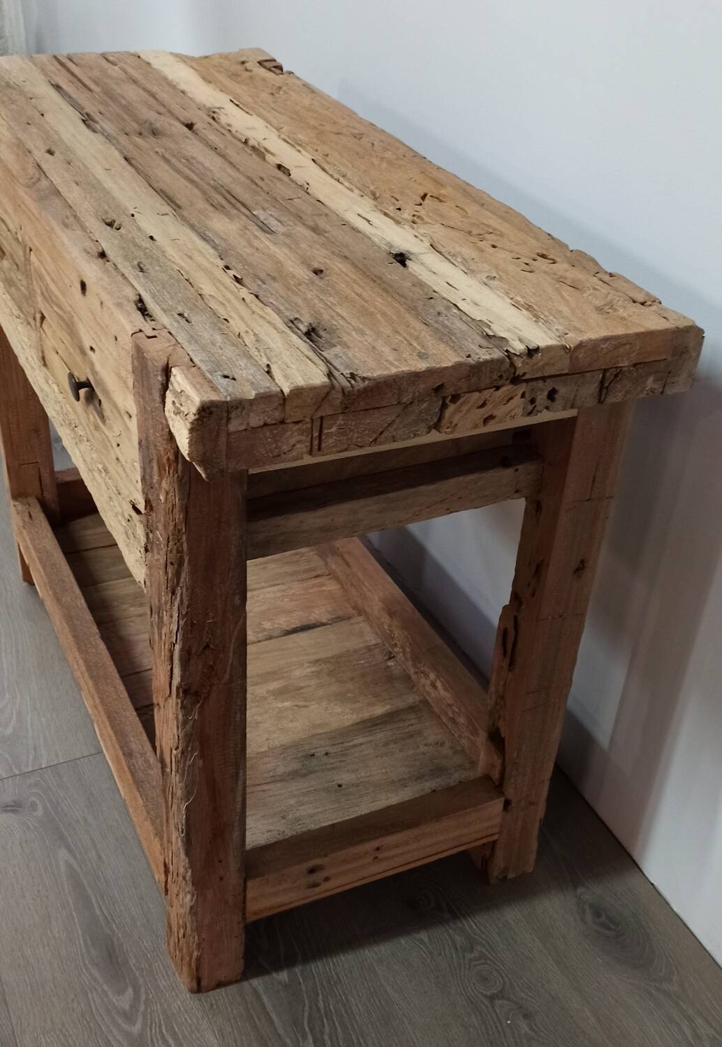 Small wooden console