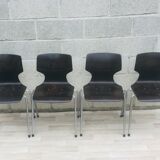 Set of 4 vintage chairs and Flottoto design