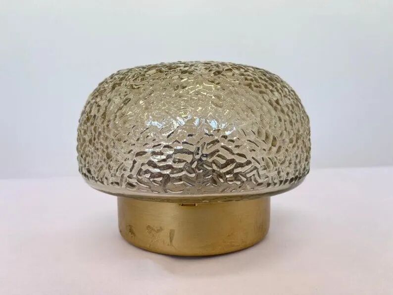 Midcentury Rare Flush Mount, Ceiling or Wall Lamp, Germany, 1970s