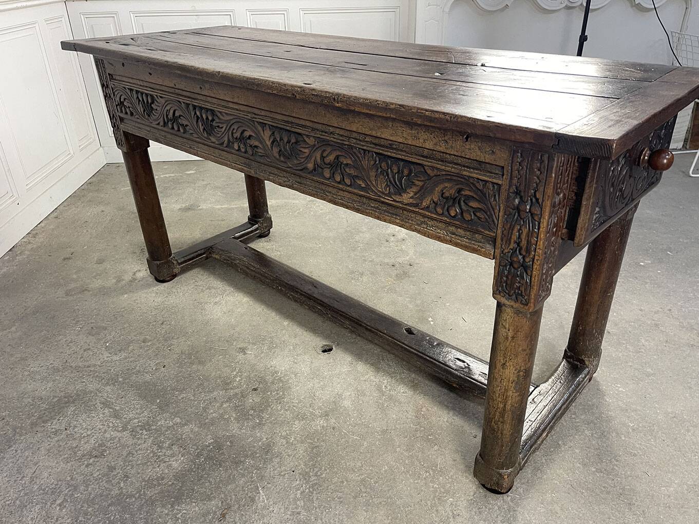 17th century walnut table