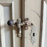 Ancien meuble glacière en bois