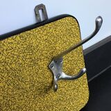 Formica coat rack with mirror, 50s-60s