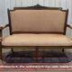 Banquette Louis XVI début XXème en noyer