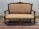 Early 20th century Louis XVI style walnut bench