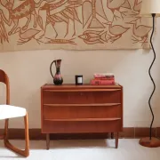 Commode teck scandinave années 60 3 tiroirs