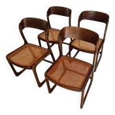 4 chaises Baumann modèle Bémol