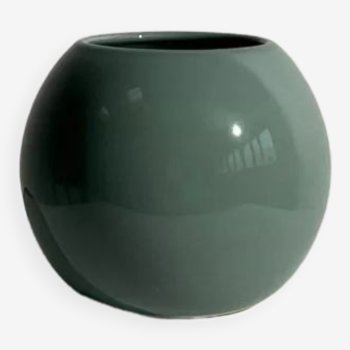 light blue/turquoise ball vase
