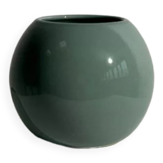 light blue/turquoise ball vase