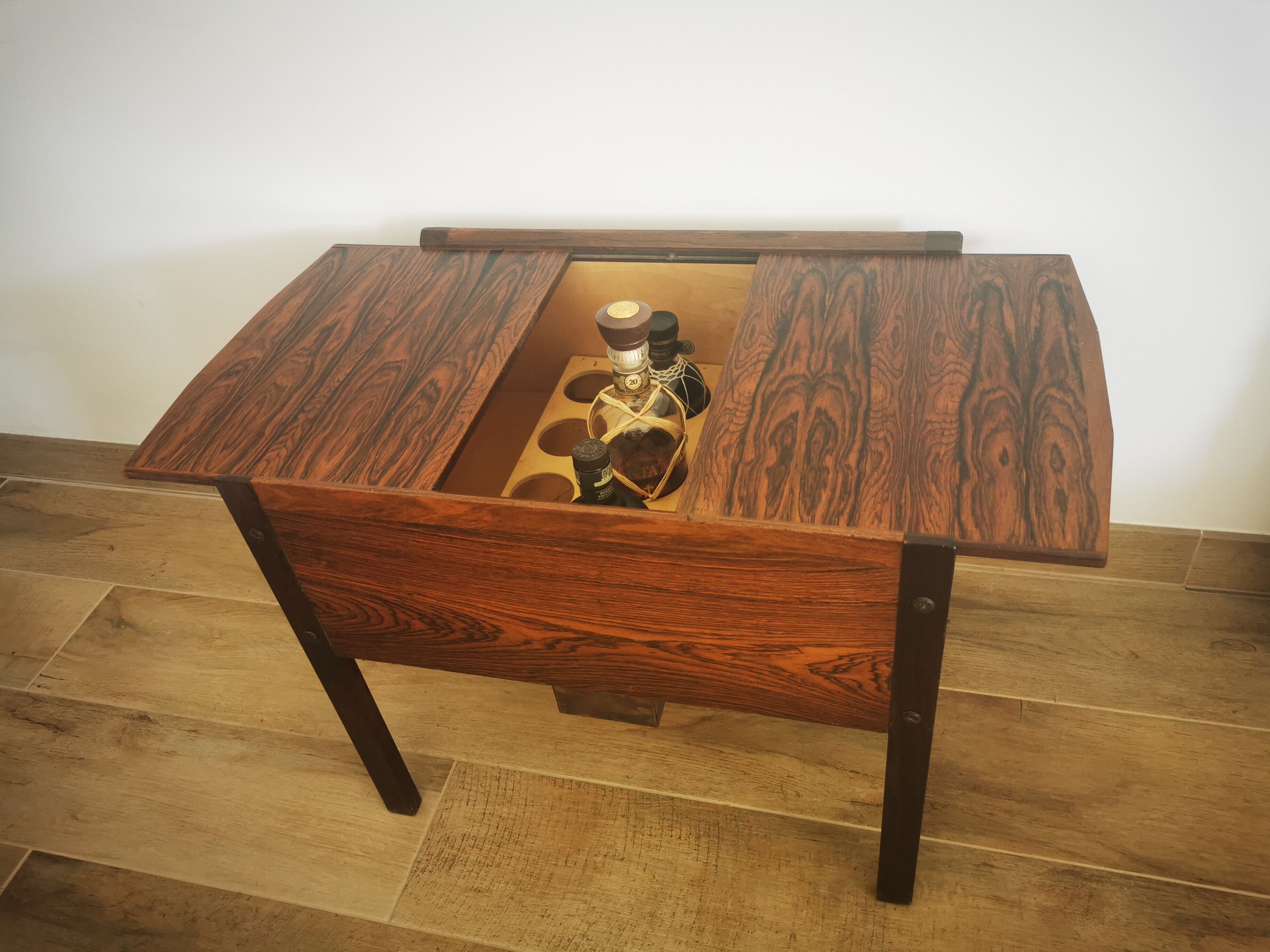 Scandinavian rosewood bar table