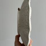 White ceramic crackle cup
