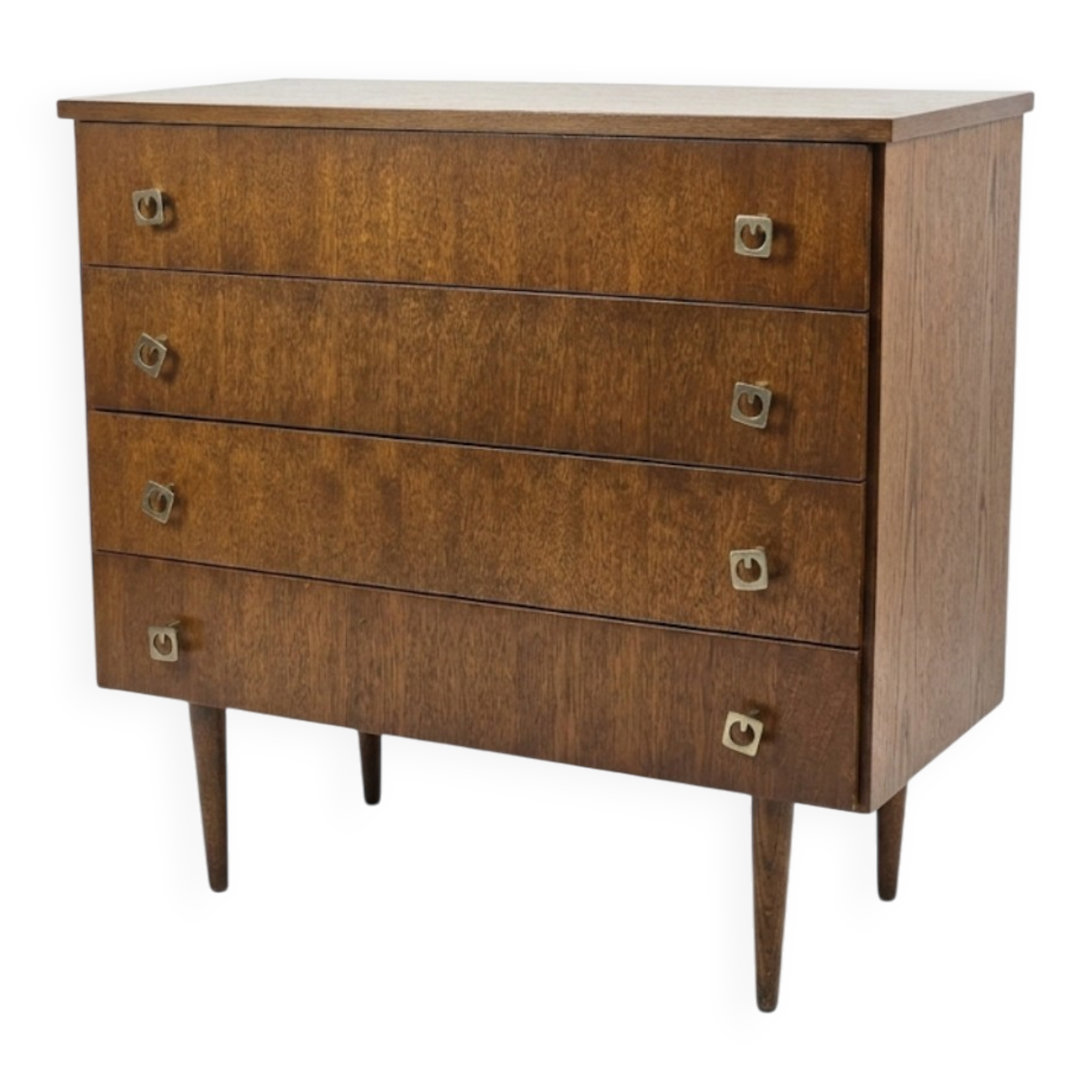 Vintage oak commode from the 1960s.
