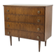 Vintage oak commode from the 1960s.