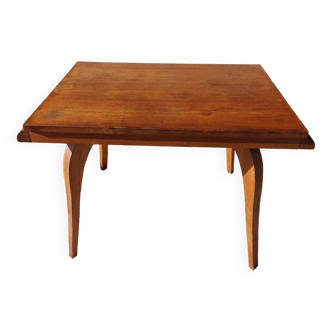 Table or desk, golden honey, curved legs
