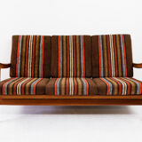 Teak 3-seater sofa, 1960s