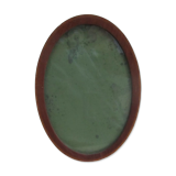 Oval wall frame in wood marquetry