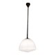 Antique opaline pendant light, 1930s