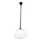 Antique opaline pendant light, 1930s