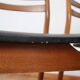 6 chaises scandiaves hêtre skaï