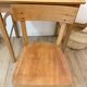 Pupitre/Bureau enfant et sa chaise - Baumann - Années 50/60