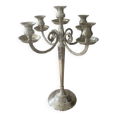 Chandelier 52cm en métal argenté