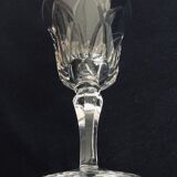 4 crystal red wine glasses from saint-louis camargue model