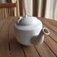 White porcelain teapot