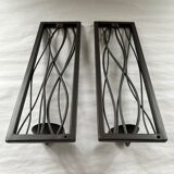 Pair of Brutalist Candlesticks