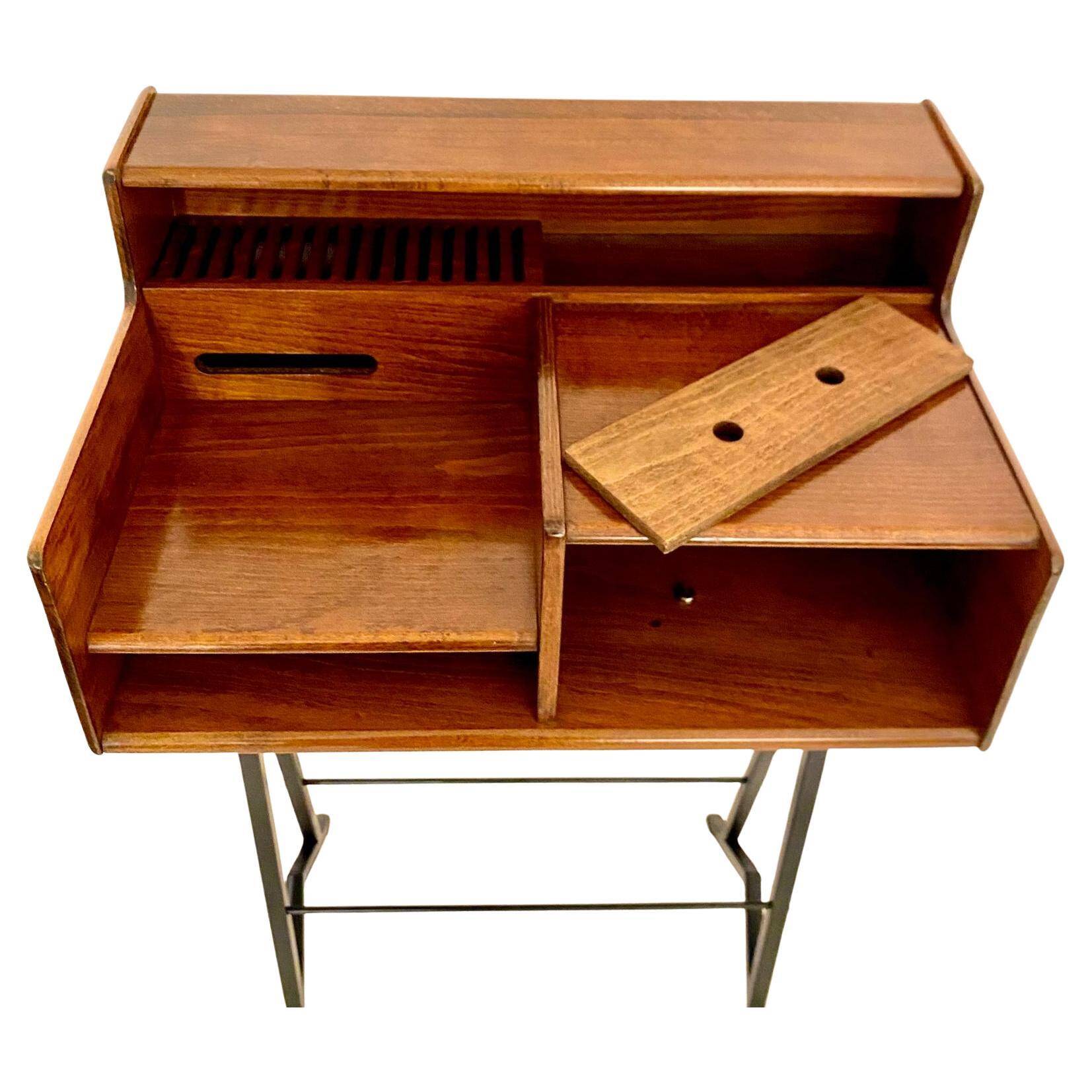 Mid Century Modern Vintage Wood Console Table, FIMSA Italy, 1960s