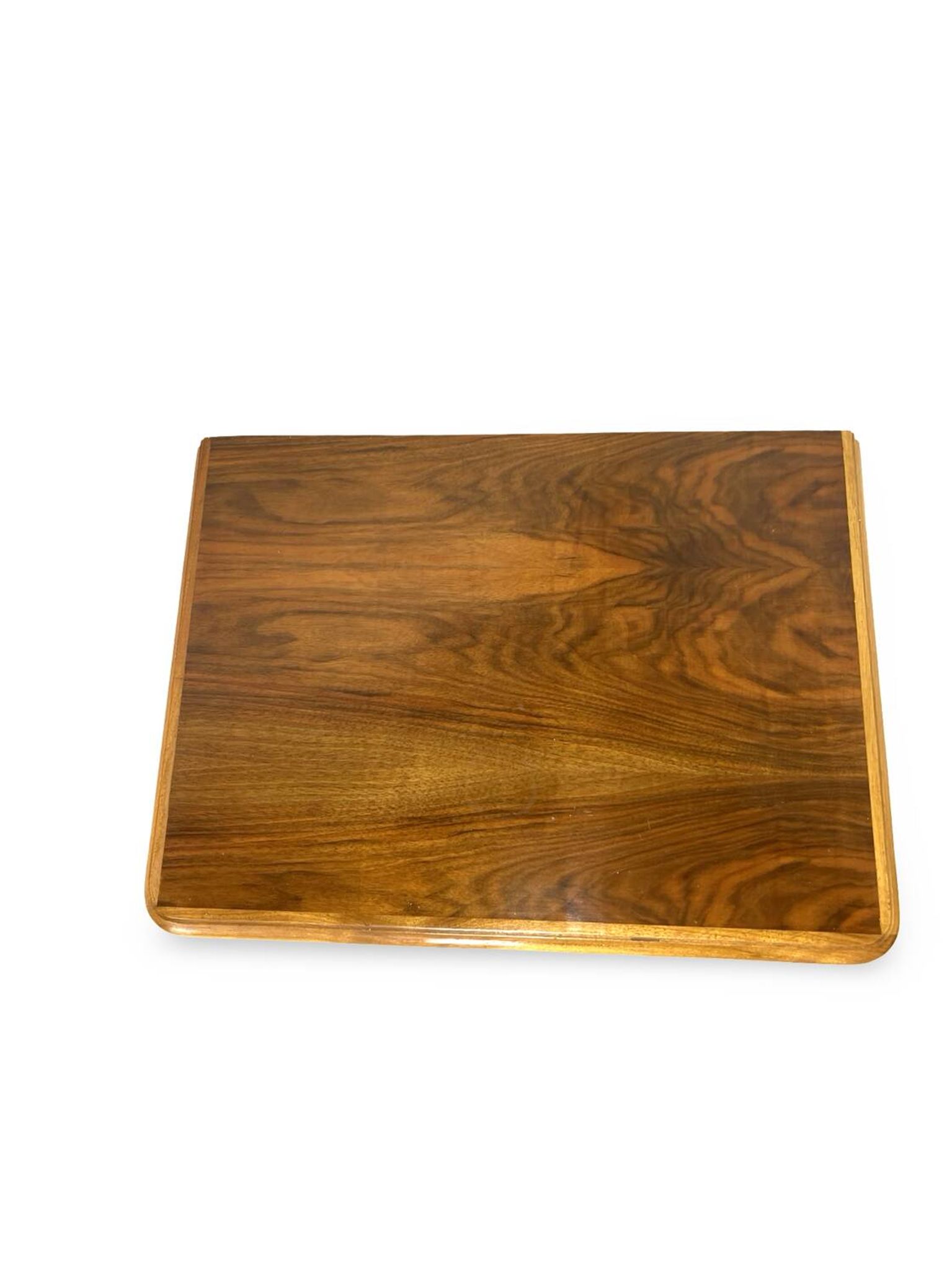Tables de chevet italiennes en placage de noyer du milieu du siècle, années 1960.