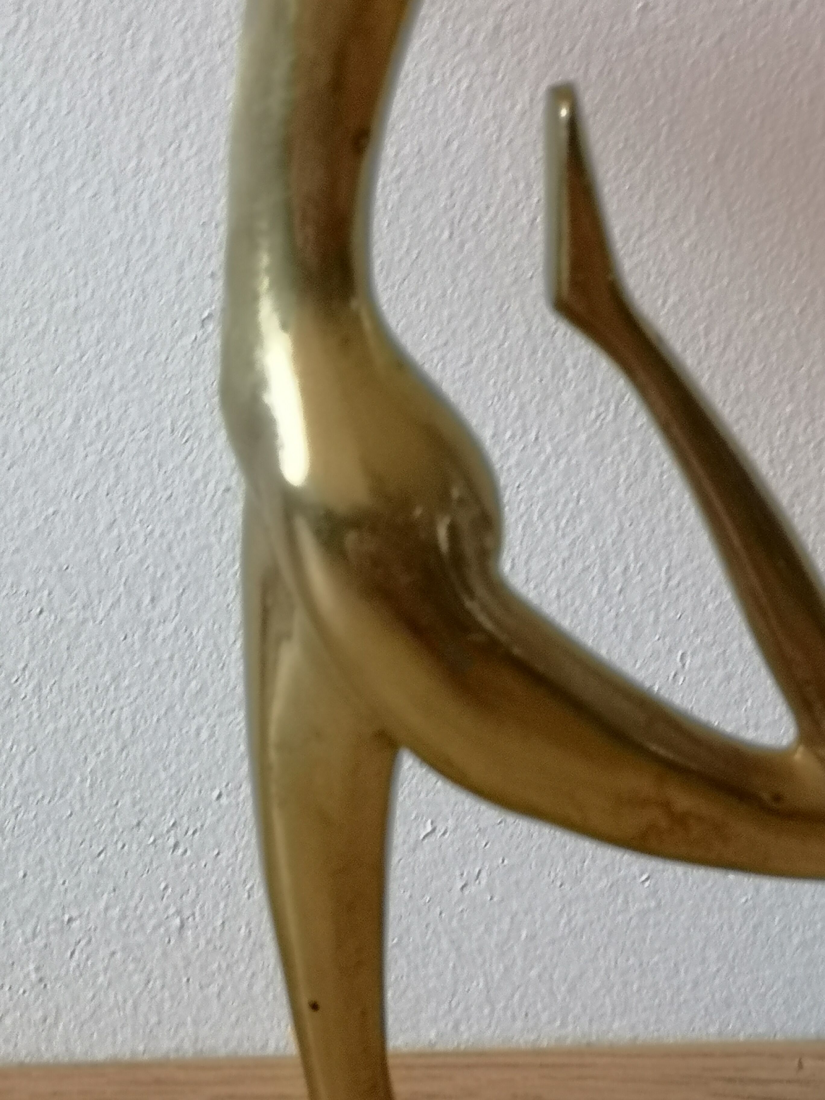 Vintage brass dancers duo