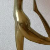 Vintage brass dancers duo