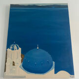 Peinture Grèce Santorin