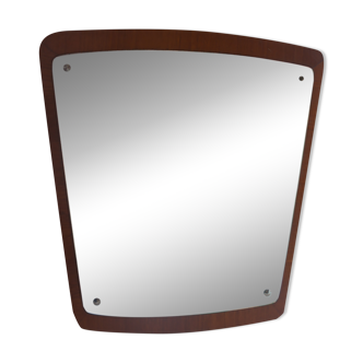 Miroir scandinave en teck