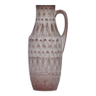 Vase en poterie ouest-allemande du milieu du siècle